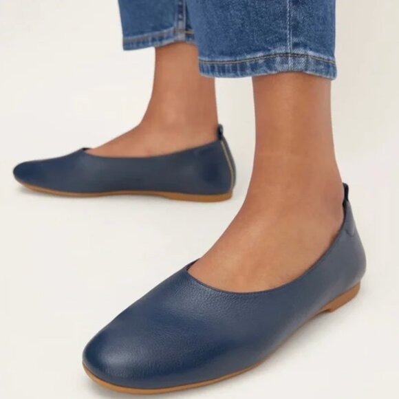 Everlane The Day Glove Flats Leather Made in Italy. Size 10 NWOT - Picture 1 of 7